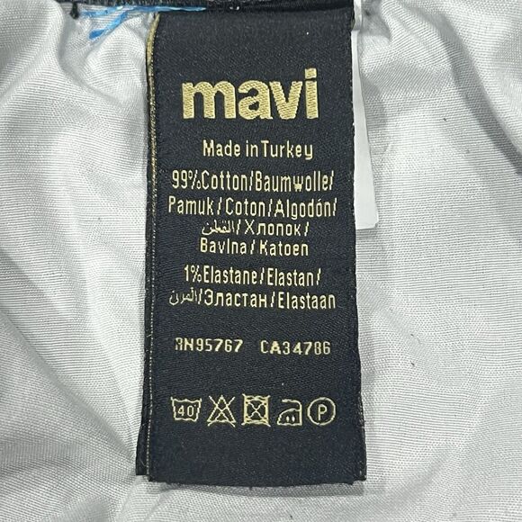 Mavi Martin Men Straight Leg Jeans Dark Blue Denim Pants Size 36X30 (34X29) - Picture 8 of 15